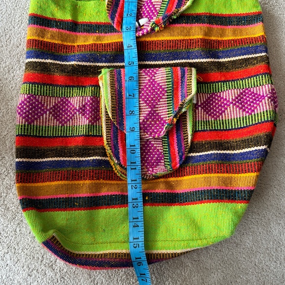 New colorful Mexican bag/back pack - Picture 5 of 7